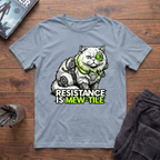 Resistance Is Mew-Tile T-Shirt