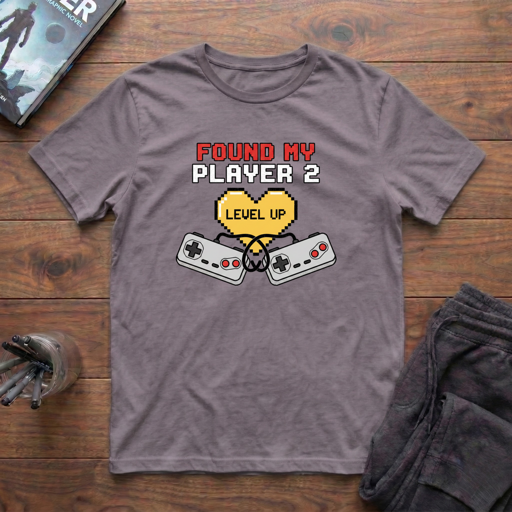 Found My Player 2 NES T-Shirt